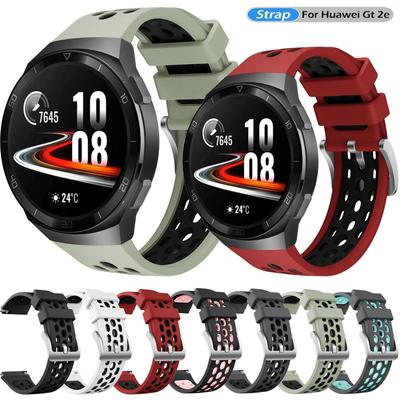Oryginalny silikonowy pasek do zegarka Huawei watch GT 2e GT2e SmartWatch pasek Zamiennik GT2e Opaska na nadgarstek 22mm Bransoleta pasek correa