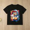 Roblox Game Lover Kids T Shirt Boys Girls Cool Headset Character Print Cotton Short Sleeve Casual Tees