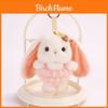 Plush Bunny Keychain With Bow Dress For Kids Gift And Bag Decor