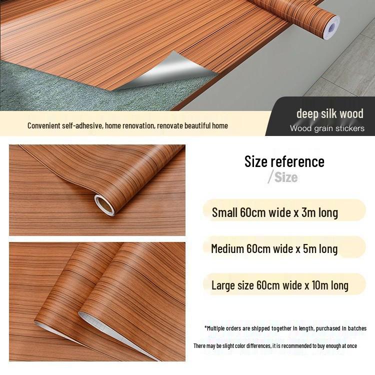 Tapet autoadeziv impermeabil cu aspect de lemn pentru birou, dulap și cabinet