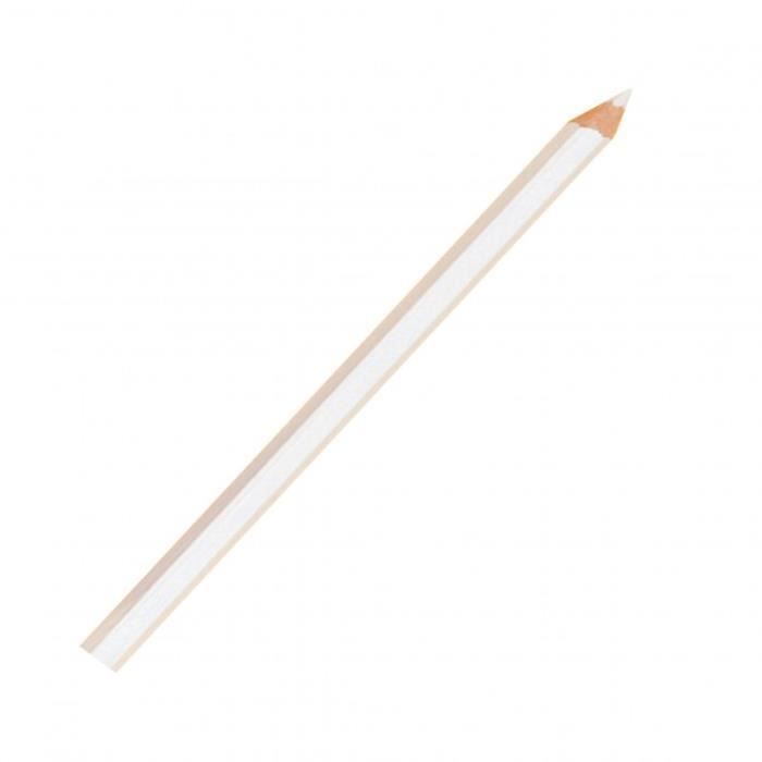 Crayon craie pointe large blanc - BOHIN