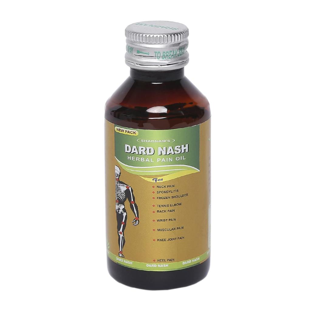 Shabnam's Dard Nash Ayurvedic Pain Relief Oil For Back, Neck, Leg, Shoulder, Knee, Muscular Pain | Spondylitis | Rheumatic Pain | Tennis Elbow |