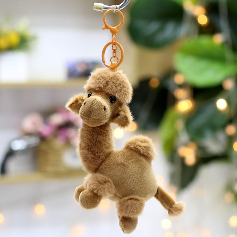 

Cute Camel Pendant Plush Toy Cartoon Dunhuang Desert Camel Doll Keychain Travel Souvenir Doll 14 cm