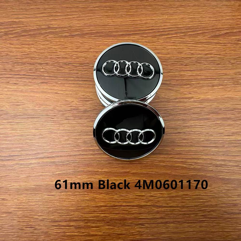 Car Wheel Center Cap Hub Covers 4PCS 60mm 61mm 68mm 69mm 135mm for Audi A1 A3 A4 A5 A6 A7 A8 Q3 Q5 Q7 S3 S4 S6 Accessories