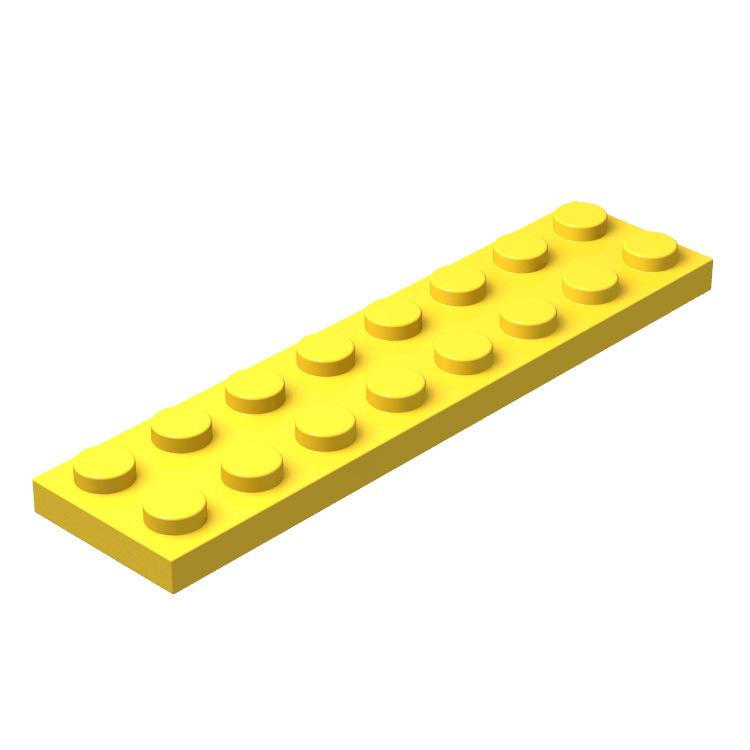 Non-Toxic Moc 3034 Assembles Particles Accessories Components 2X8 Normal Board 25Pcs Bricks Colorful Building Blocks Educational Toy City
