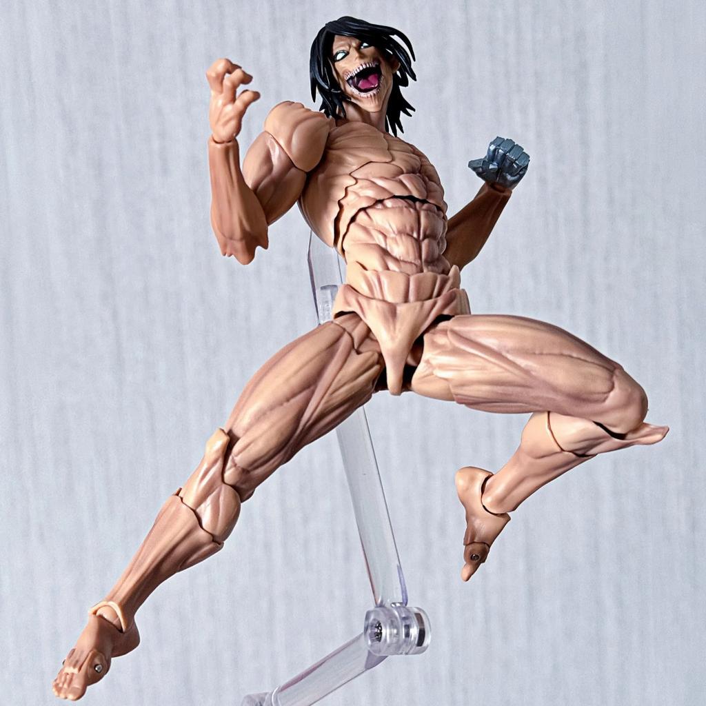 KAIYODO Amazing Yamaguchi Attack On Titan Allen And Kaiju Figure Articulation Mobility Desktop Decoration Suitable As A Gift