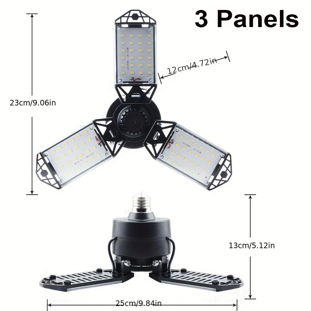 

3/5/7 Регулируемая панель светодиодного гаражного света 6500K E26/E27 винт деформируемый потолочный светильник ночник для мастерской склада магазина