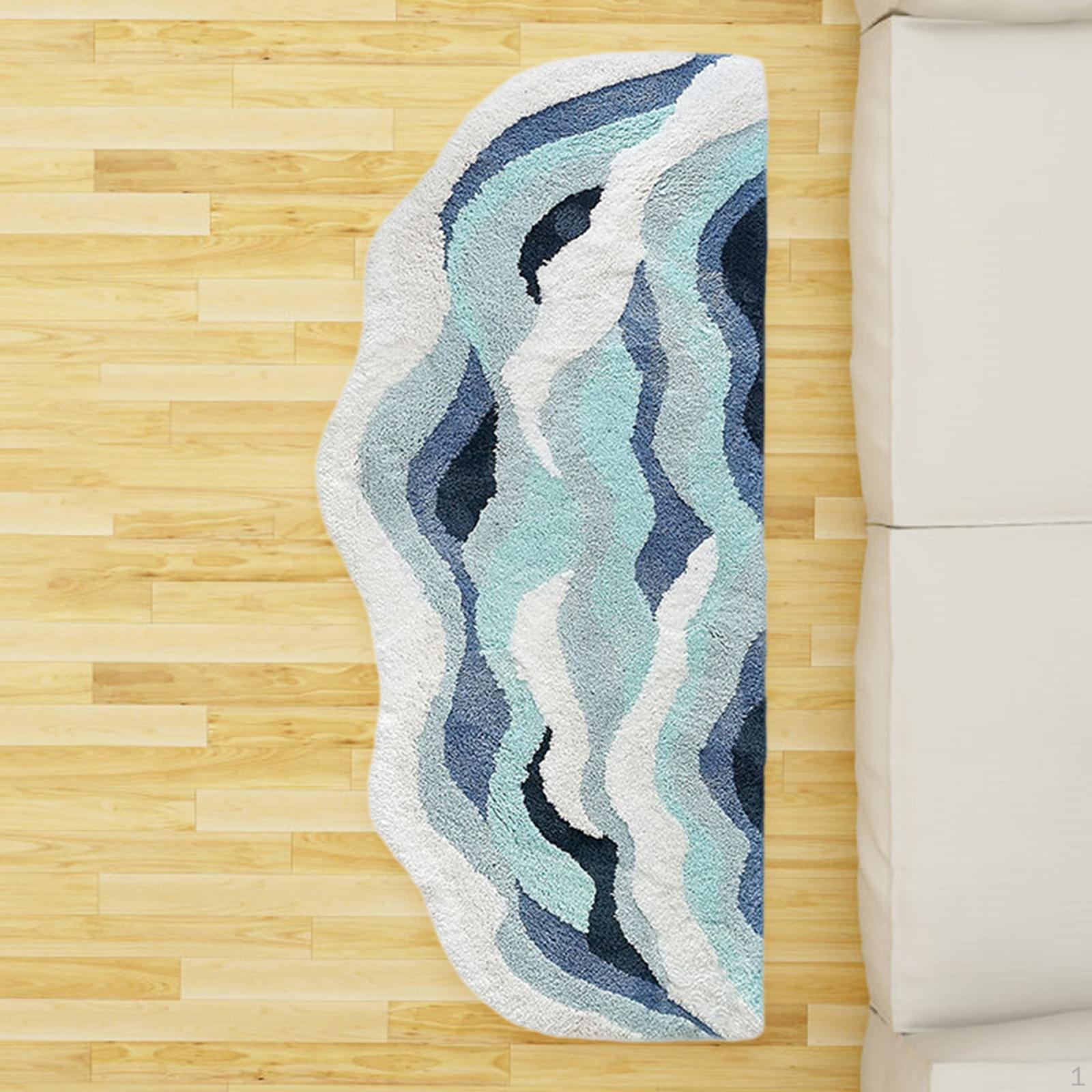 

Ковер Wave Area Rug Art Decor для гостиной, у кровати, дома, 50 см x 100 см