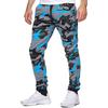 Men's Camouflage Trousers Printed Medium Stretch Athletic Casual Trousers Men's Slim Trousers Men's