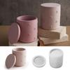 Retro Styles Silicone Container Mould for Craft Jewelry Holder Candle Jar Glossy Exterior Designs