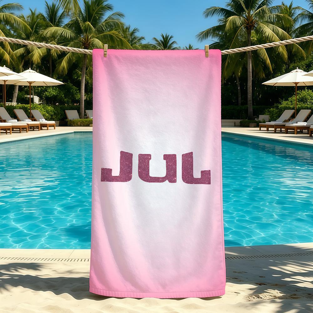 Rapper Towel For Outdoor Camping Beach Towel Super Singer Absorbent Quick-Drying Summer J-Jul Towel