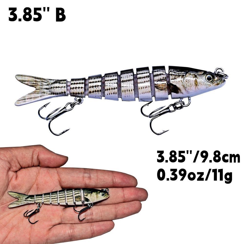 Balıkçılık Lures Swimbait Crankbait Yem Bas Alabalık Crappie Muskie Yayın Balığı Olta Gerçekçi Balık
