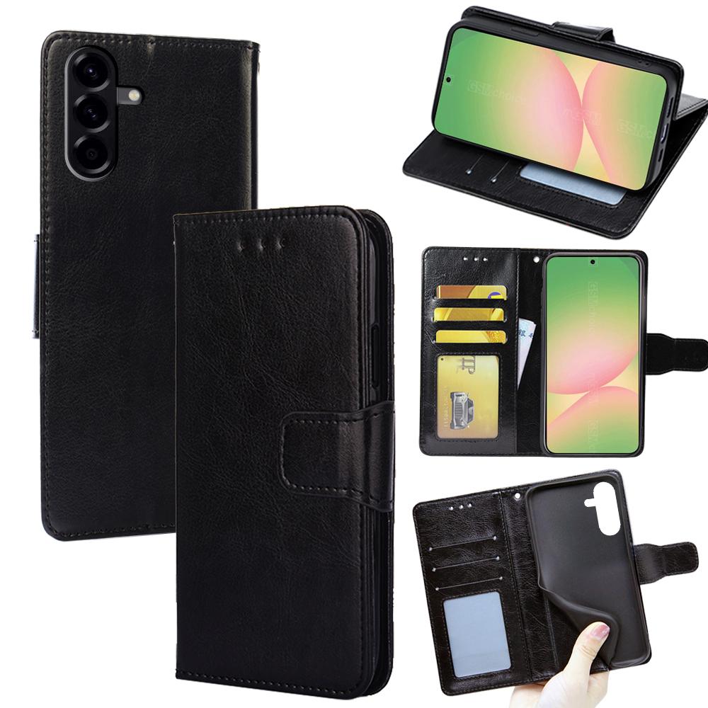 For Samsung Galaxy A56 5G Case Wallet PU Leather+TPU Folding Stand Phone Cover