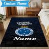 Custom Name Cruzeiro FC Pride Rug Game Carpet, Floor Mat for Bedroom Living Room Entryway Rug, Home Decor Idea Gift for Christmas birthday