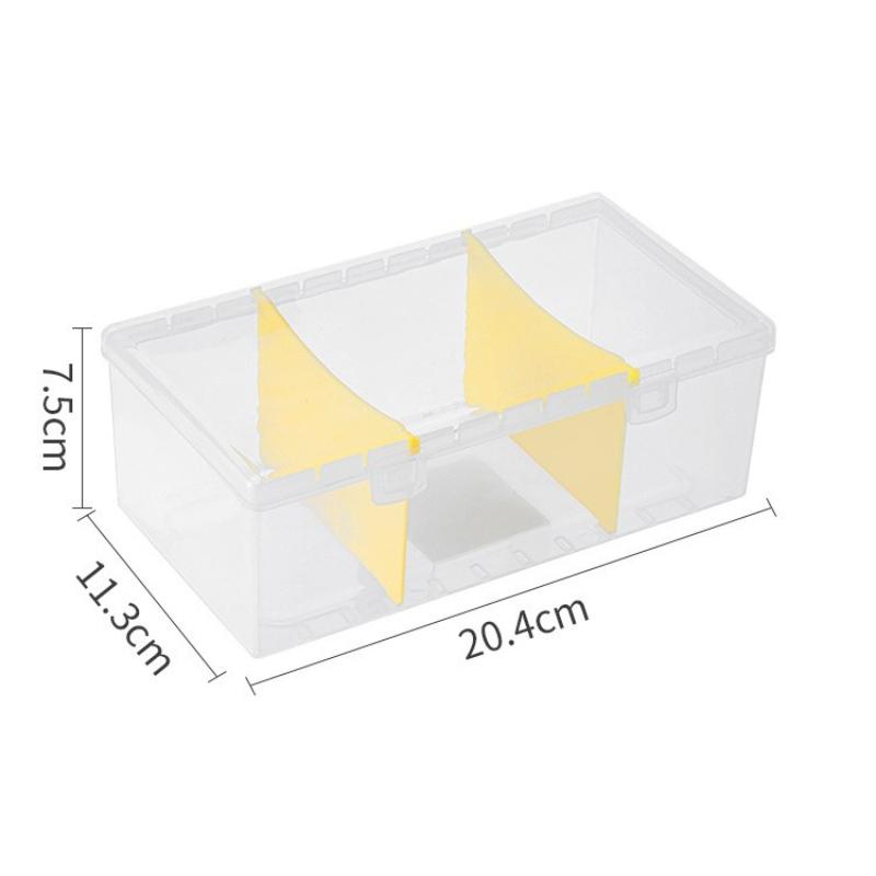

Simple Spice Box Kitchen Ingredient Classification Storage and Organization Box Transparent and Stackable for Household Use