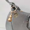 Practical Sturdy Brass Gourd Keychain With Hollow Designs Easy To Use Portable for Keys or As Bag Accent Accessory