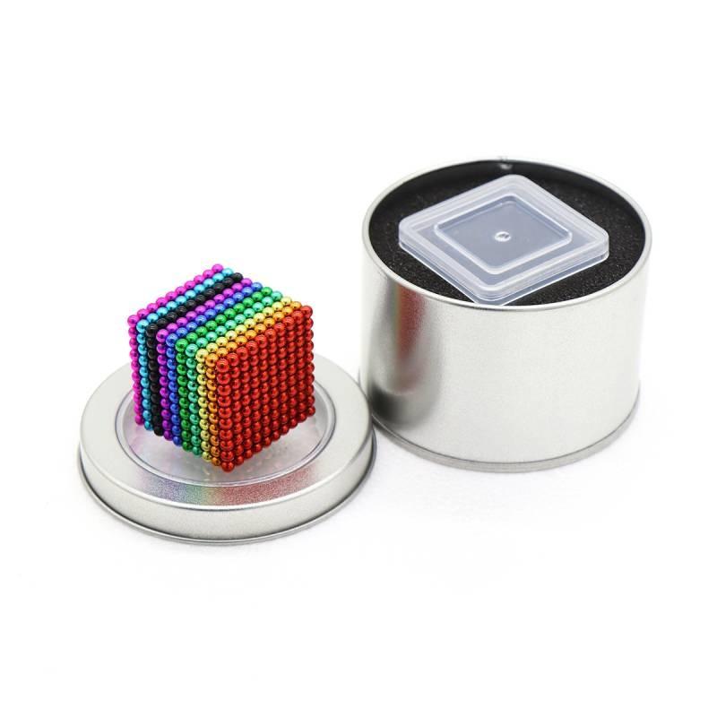 Buck Magnetic Ball 3d Puzzle Magnet Magic Cube Geometric Education Props Toy