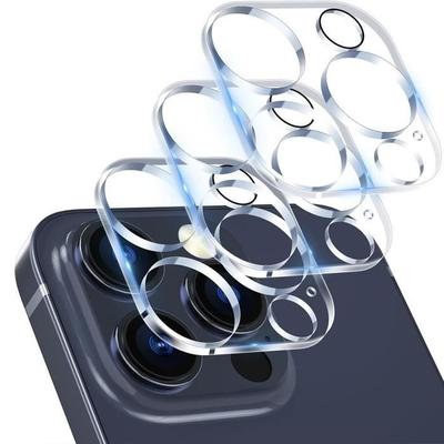 Tempered Glasses - Unspecified - for iPhone 16 Pro - Camera Protection - Scratch Resistant - Transparent