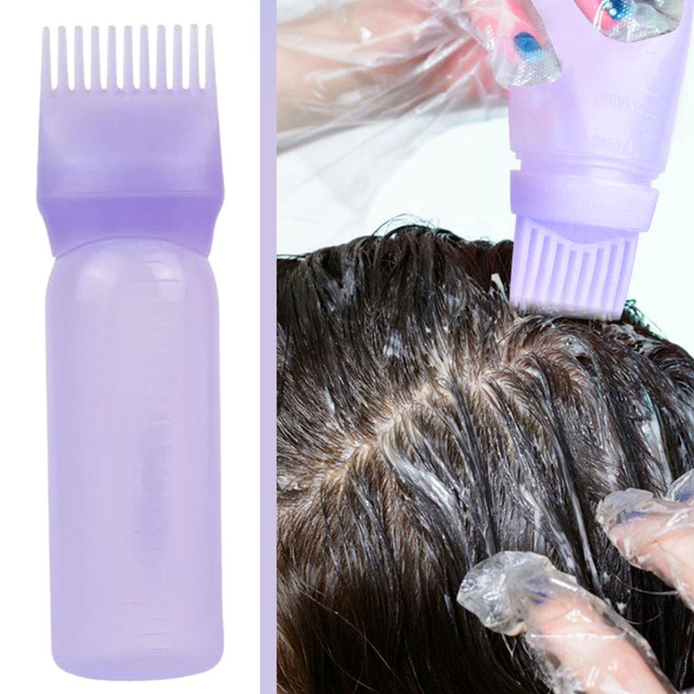 Hair Color Root Comb Applicator Bottles Oil Applicator Shampoo Bottles Bottles Washing Hair Pla X9J4