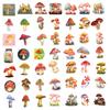 50 Cartoon Watercolor Mushroom Graffiti Stickers Guitar Notebook Suitcase DIY Waterproof Stickers