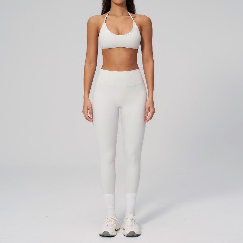Grinding yoga suit women's quick-drying bra fitness suit outdoor running sports trousers yoga suit