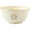 Orange Cat Ceramic Dinnerware Set Cute Bowl Plate Cutlery for Home Kitchen New House Gift