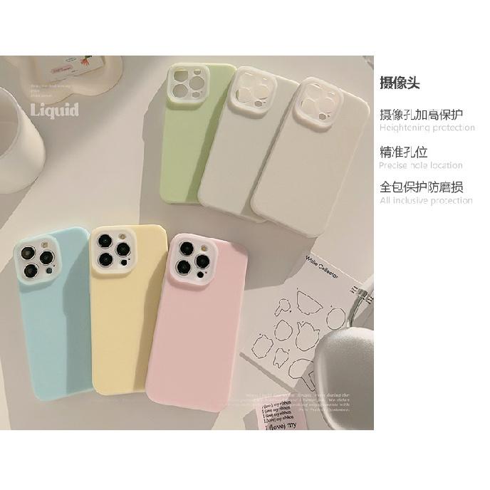 Jelly liquid16Suitable for Apple phone cases iphone17Anti-Fall14promax Solid Color Simple12All Inclusive13