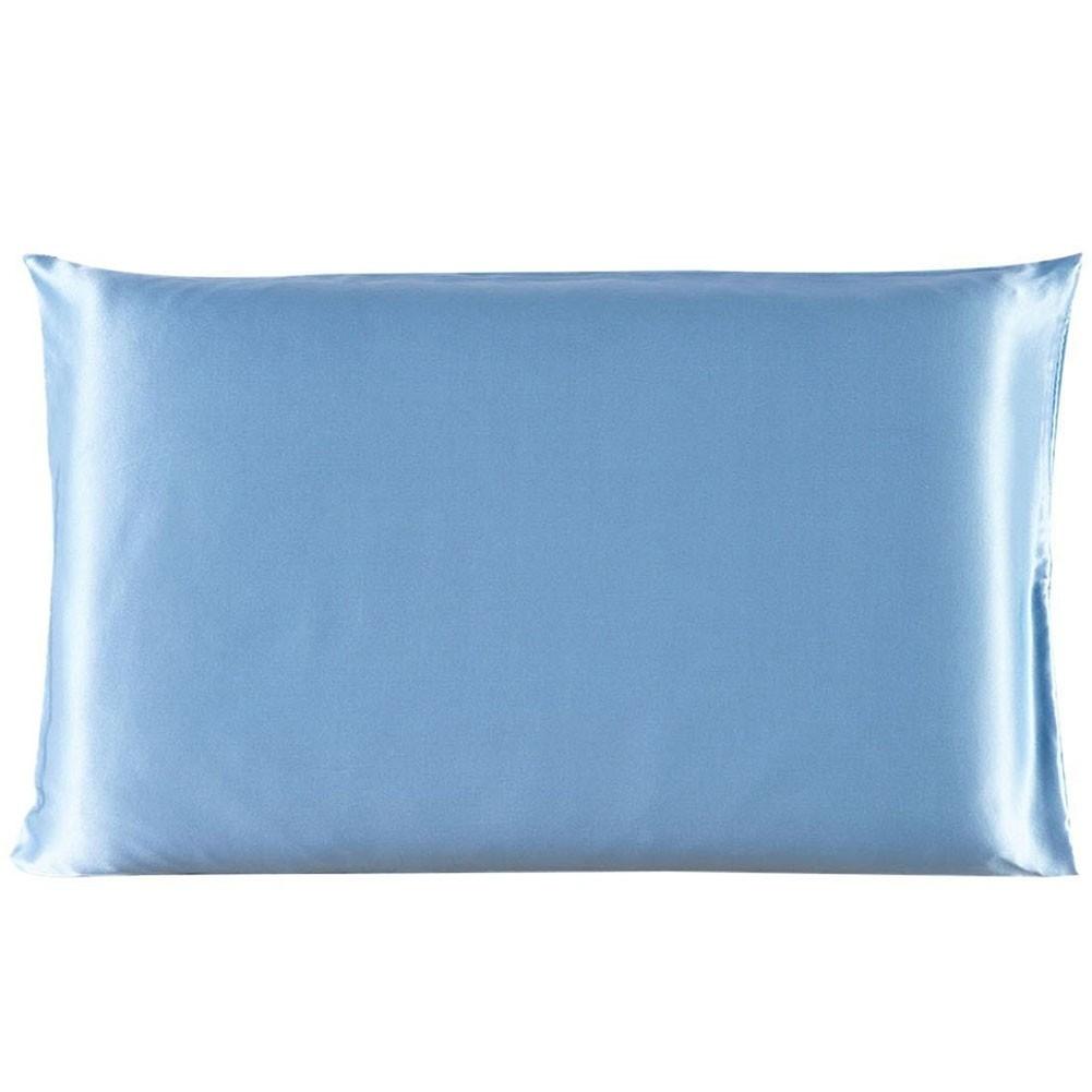 Silk Pillowcase with For Zip Closure for Queen Size Pillow Choose Your Color