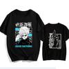 Jujutsu Kaisen Satoru Gojo Unisex Reines Baumwoll-T-Shirt Sommer Anime Print Lässiges Kurzarm-Oberteil für Damen und Herren