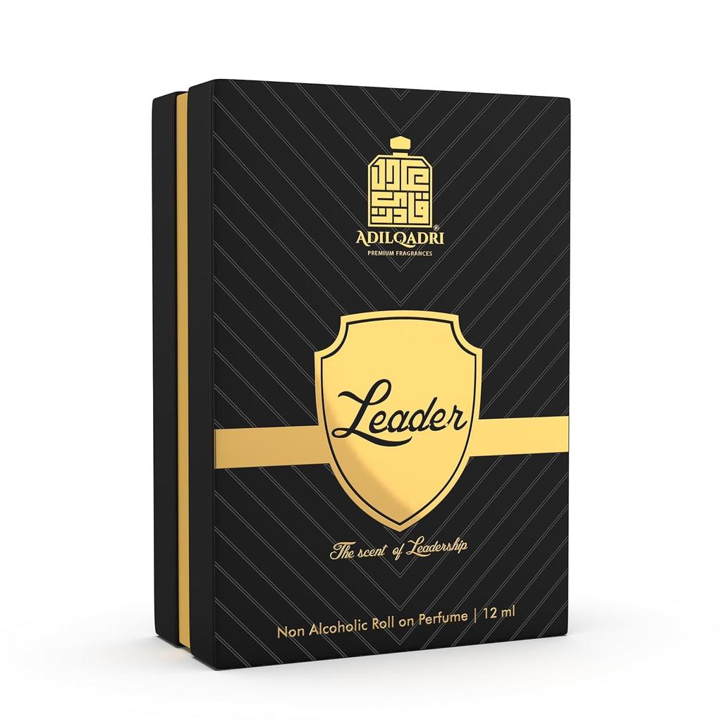 AdilQadri Leader Attar | Spicy & French Scent | Unisex Non-Alcoholic Roll-On | Long Lasting Attar - 12 ML