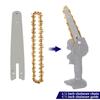 4/6  Inch Gold Chain Guide Electric Chainsaw Chains and Guide Used for Logging and Pruning Chainsaw Parts