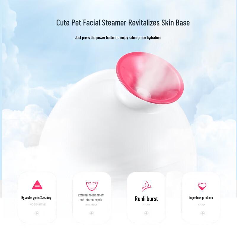 K·SKIN Compact Hot Mist Facial Steamer KD233B