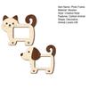 1/2 Stück Cartoon Katze Holz Fotorahmen Hund Form Bildhalter Dekoration für Zuhause Büro Schreibtisch Tierliebhaber Geschenk