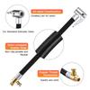 Car Tire Air Inflator Hose Inflatable Pump Extension Tube Adapter Twist Tyre Air Connection Bike Motorcycle 10cm 20cm 30cm 40cm
