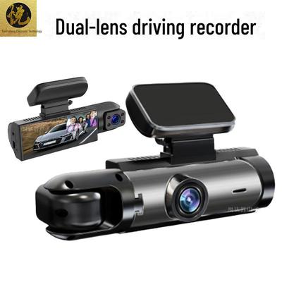 M8 Dual Lens 3" DVR: 1080P HD Night Vision, 360° Front & Interior Recording, Wide-Angle.