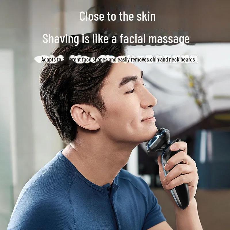 Chigo Smart Men's Three-Blade Rechargeable Shaver - Fully Washable Beard Trimmer