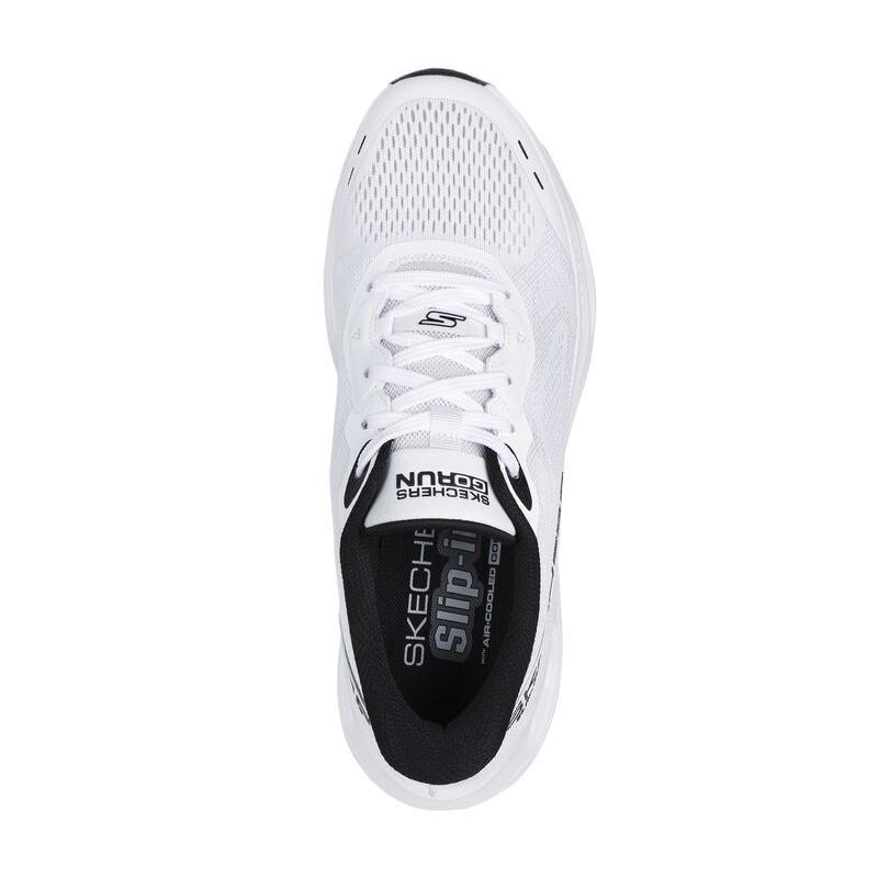 Skechers Max Cushioning Men Slip On Running Shoes White 220421-WBK