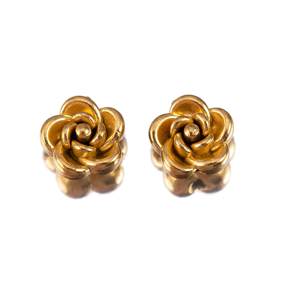 1/10pcs 304 Stainless Steel Camellia Shaped Beads Color Retention For DIY Chinese Style Bracelet Pendant Loose Bead Materials