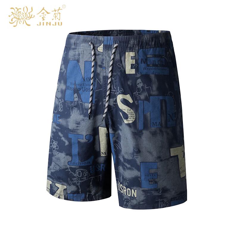

Men s Summer Cotton Printed Beach Shorts XL