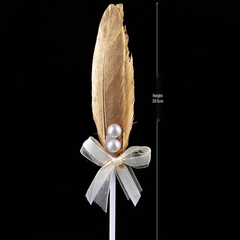 Angel Wing Feather String Lights Cake Topper Ornaments