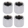 4 Pcs Electric Bass Knob Dome Metal High End Shell Inlaid Tone Volume Control Guitar Parts(Color