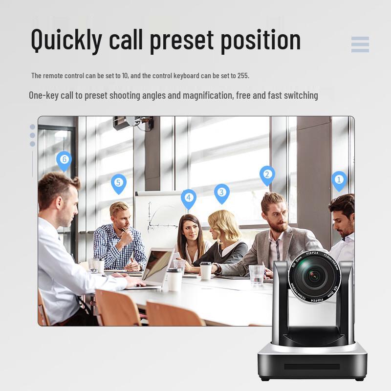 Huachang Vision HD PTZ Camera for Video Conferencing and Live Streaming (CN version)