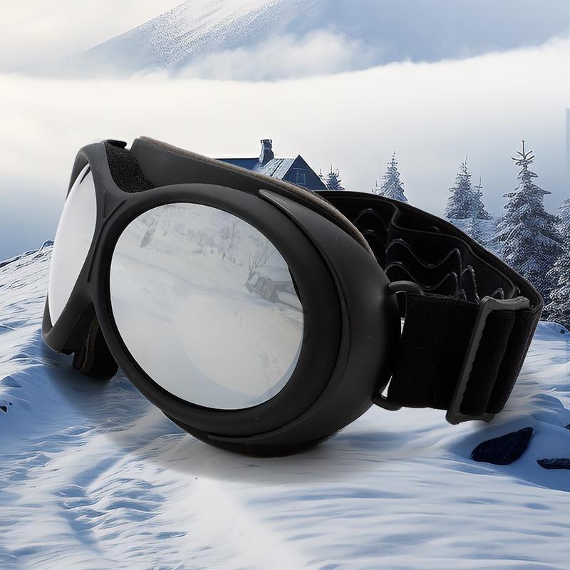 Neueste doppellagige Anti-Beschlag bunte runde Rahmen Skibrille für Erwachsene Outdoor-Sport Schnee Wind und Augenschutz Bergsteigen Schnee