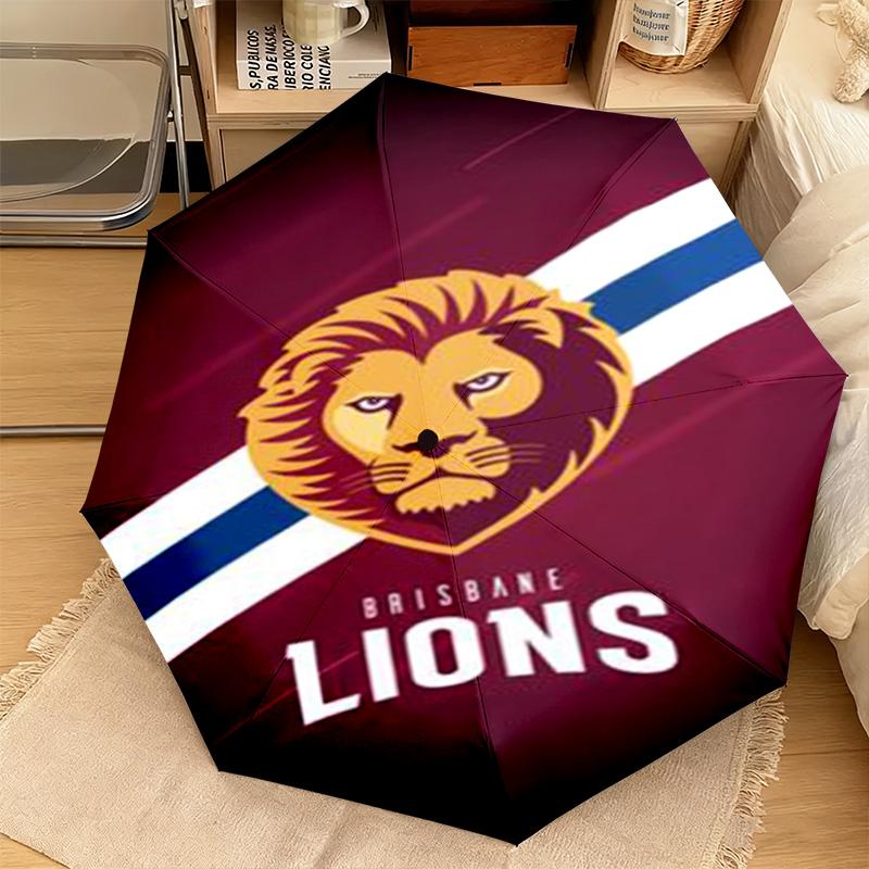 1PC Parramatta Eels Logo Automatic Umbrella - Suitable Travel Outdoor Portable Umbrella Birthday Gift Daily Essentials