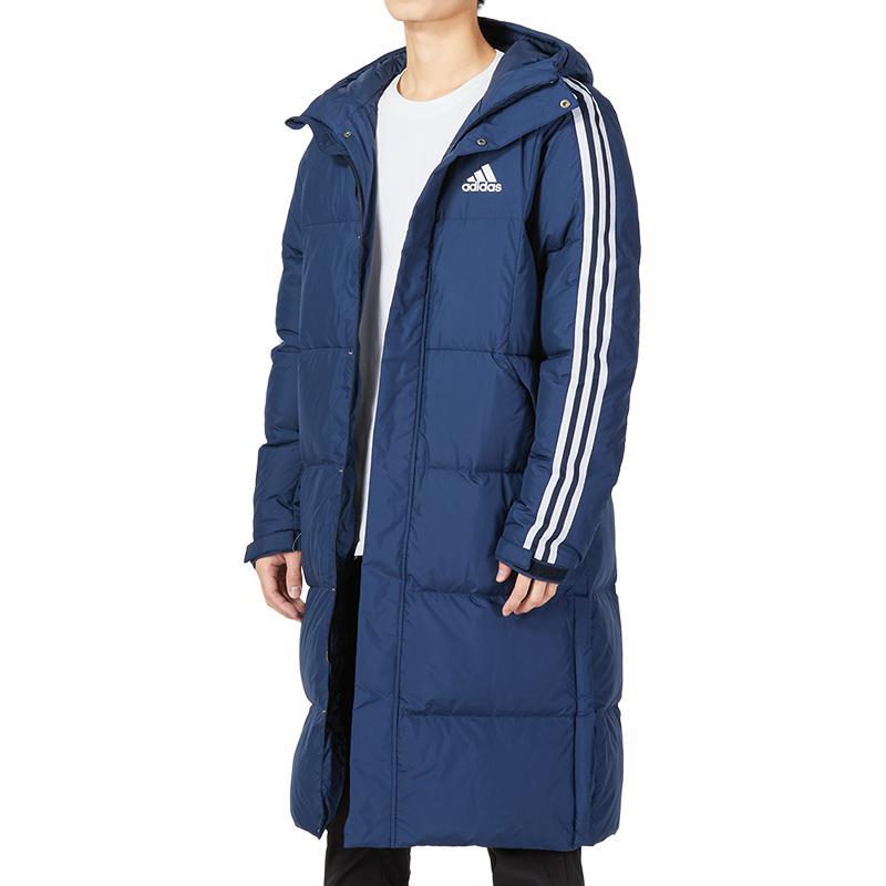 adidas 3 Stripes Down Jacket Unisex Navy (Unisex) Down Jackets HN2101