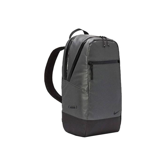 Nike Essential Backpack With Small Logo Large Capacity Training Student Zipper Closure Fabric Book Bag Unisex Backpacks Iron-Gray CK7714-073