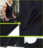 CtriLady Sauna Suit, Sportswear, Exercise Wear for Men, Sauna Effect Training Shirt, Abdominal Muscle Training, Black (Black, M)