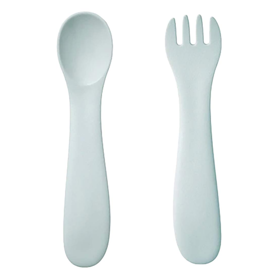 

KINTO BONBO Ложка Вилка Сине-серый Детская Безопасная Подарок Подарок для малыша 26383 & Микроволновая печь/Посудомоечная машина