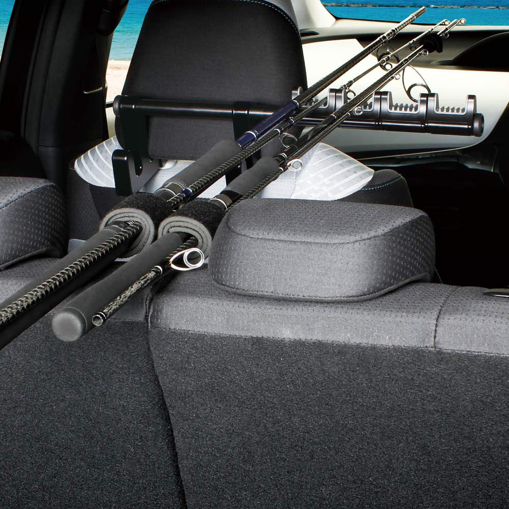 Tsuchiya Yac Car Headrest Rod Holder Black Length 15 x Width x Height 50cm 6.5 RV-73