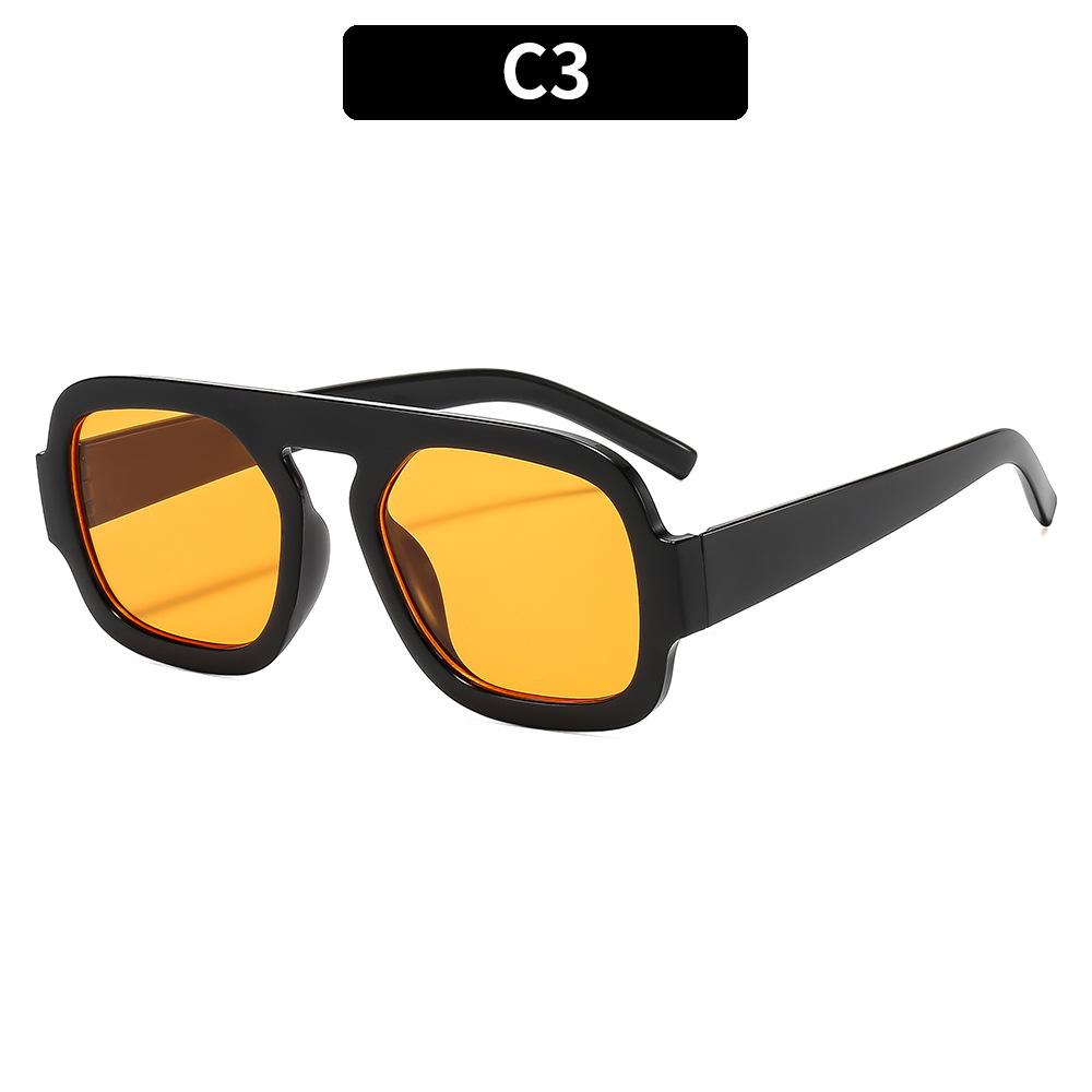 Fashion Square Brand Designer Sunglasses Men Women New Oversized Vintage Shades Glasses Travel Outdoor Eyewear Uv400